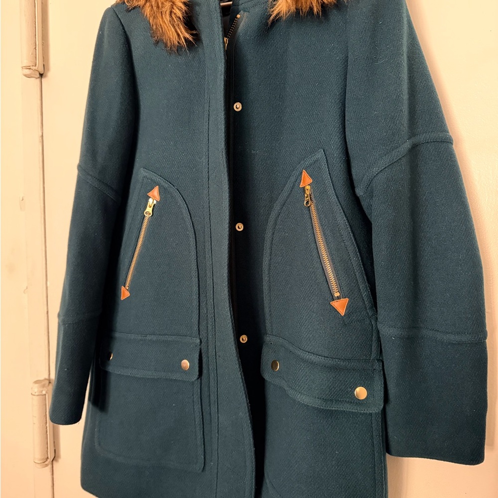 J.Crew Chateau Parka in Italian stadium-cloth wool